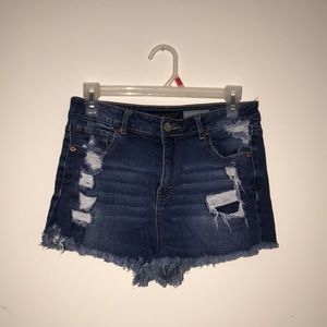 High Waisted Denim Shorts